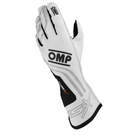 The white OMP KS-X Karting Gloves.