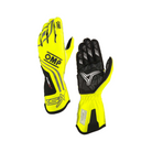 The yellow OMP KS-X Youth Karting Gloves.