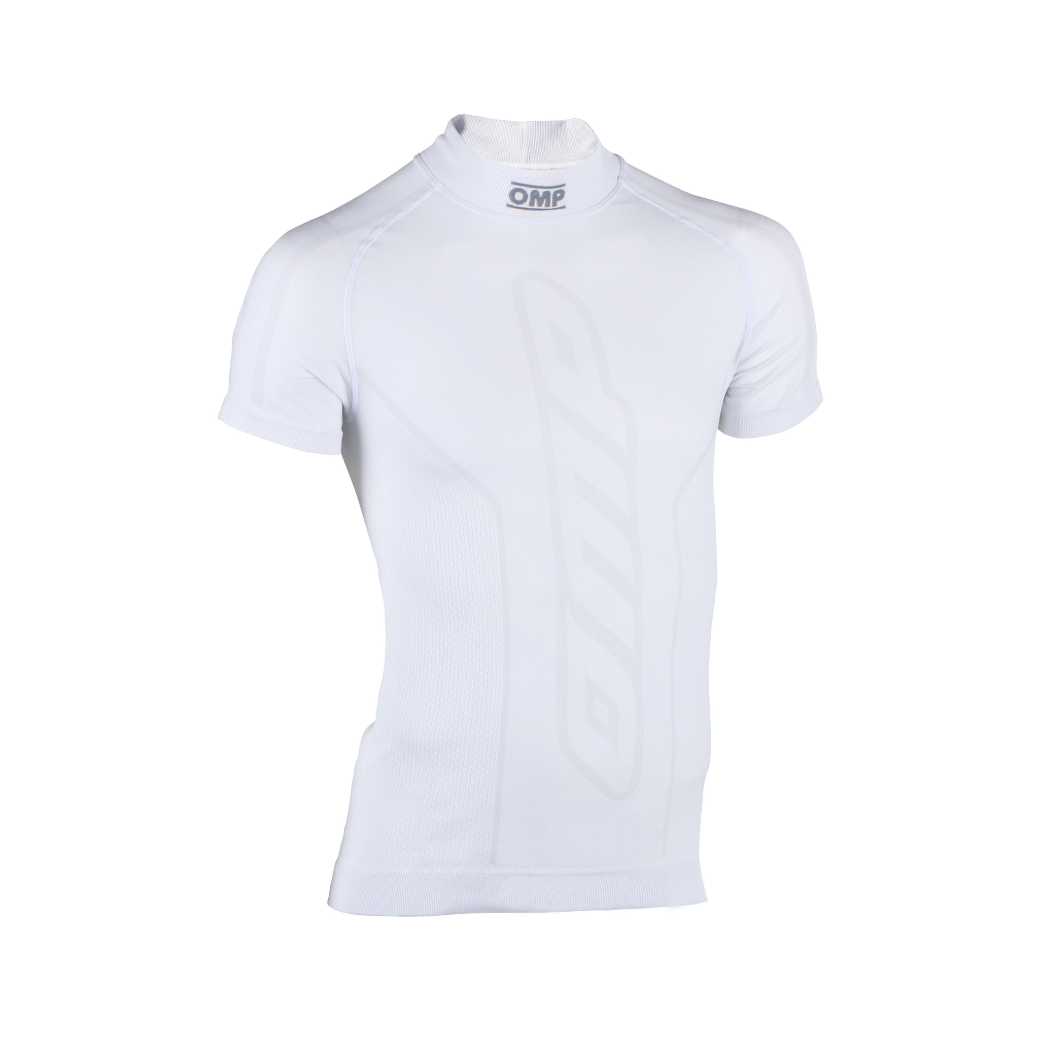 The white OMP KS Youth Karting T-Shirt.