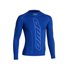 The blue OMP KS Youth Karting Undershirt.