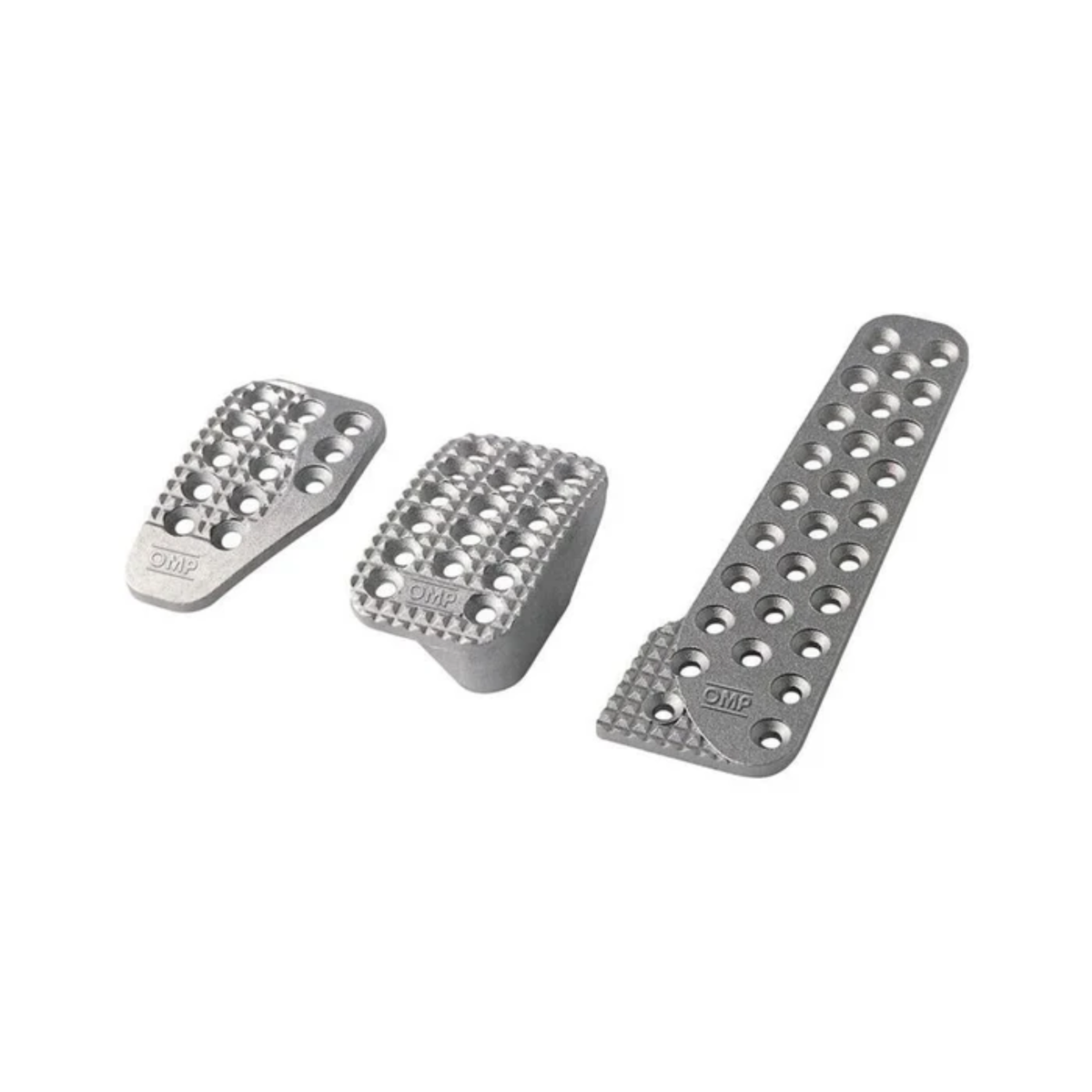 The long gas OMP OA/1010 60x100 Racing Pedal Set.
