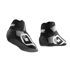 The OMP One Evo FX Racing Shoes showing the heel and the sole of the shoe.