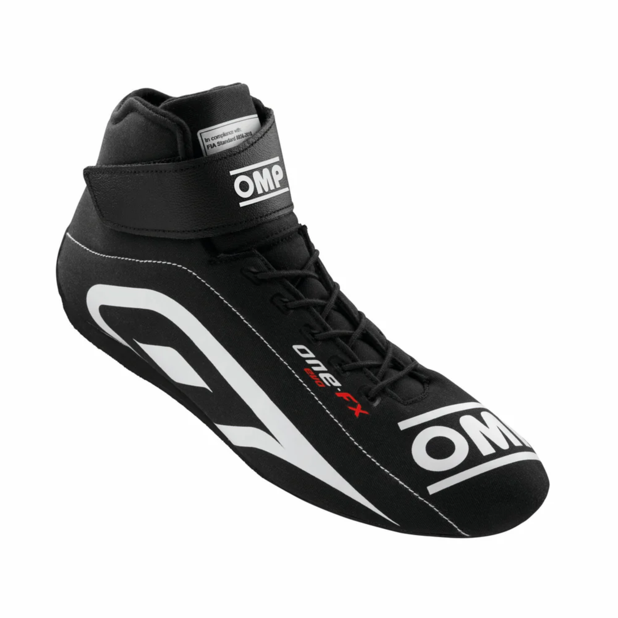 A single OMP One Evo FX Racing Shoe.