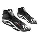 The black and white OMP One Evo FX Racing Shoes.