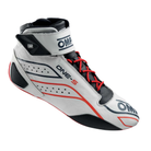 The white and red OMP One-S Racing Shoes.