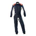 The navy and orange OMP One-S Racing Suit.