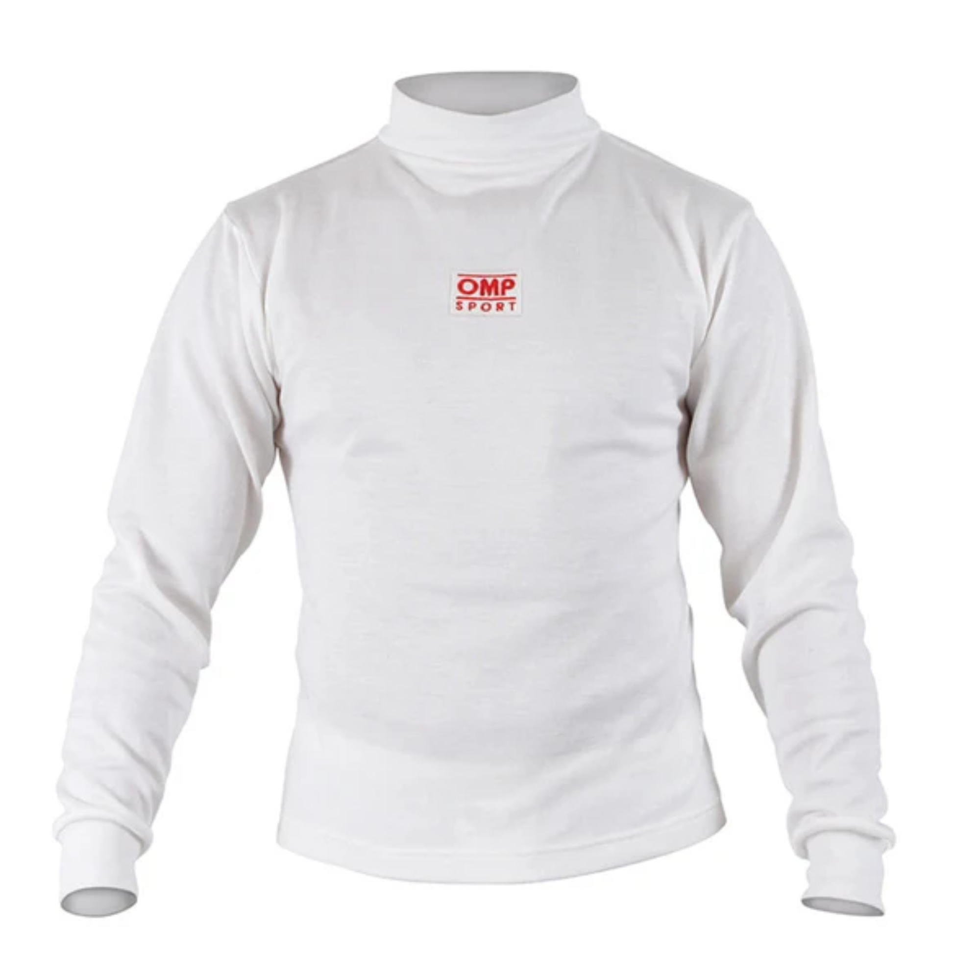 The white OMP OS 40 Fire Resistant Racing Undershirt.