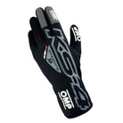 A single black OMP KS-4 Karting Glove.