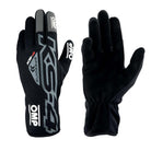 The black OMP KS-4 Karting Gloves.