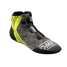 The black, grey and yellow OMP KS-XR Karting Shoes.