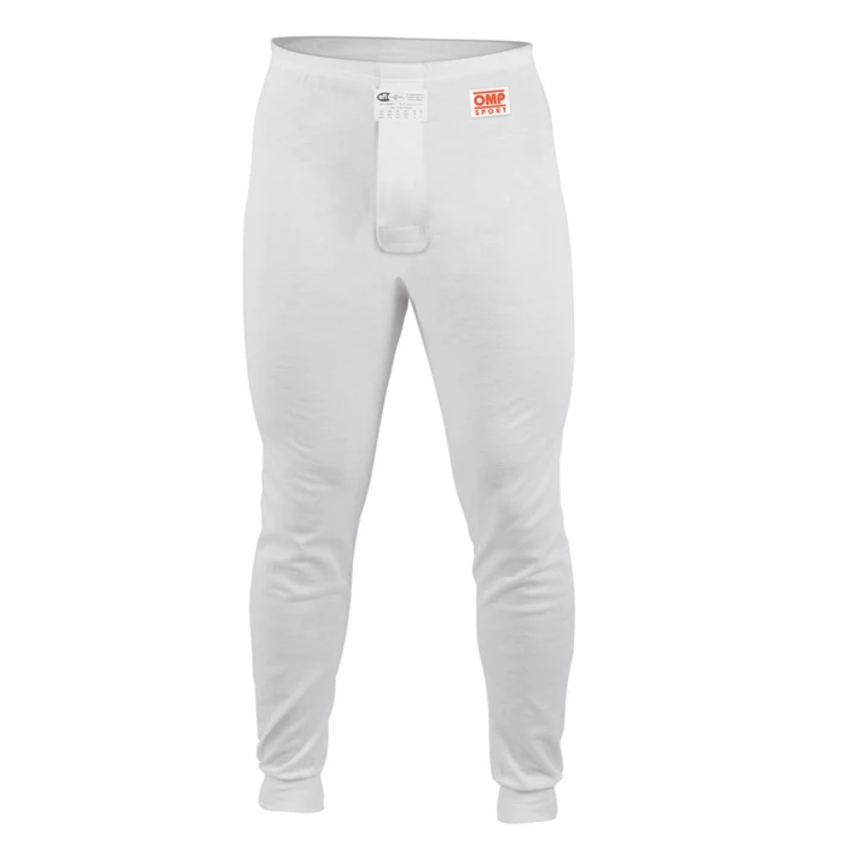 The white SFI 3.3 OMP Sport OS 40 Fire Resistant Racing Underpants.