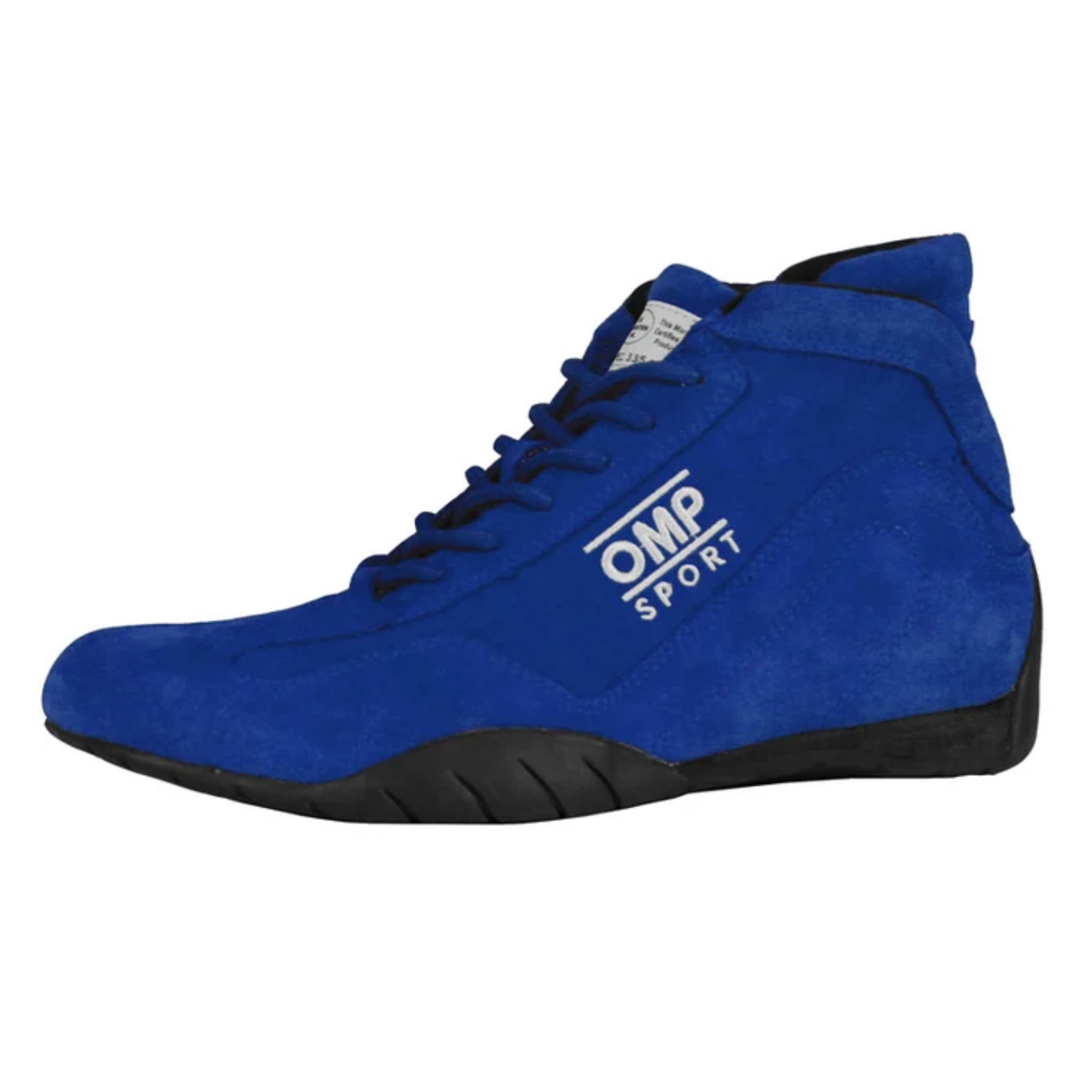 The blue OMP Sport OS 50 Racing Shoes.