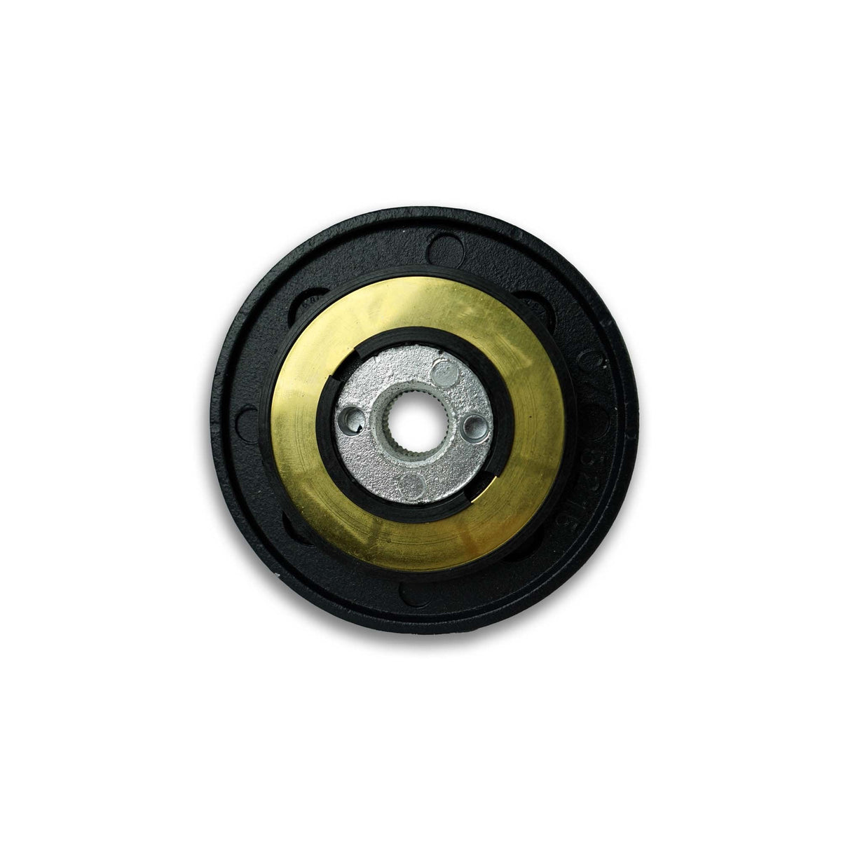 The back of the OMP Steering Wheel Hub Adapter designed for the Mazda Miata.