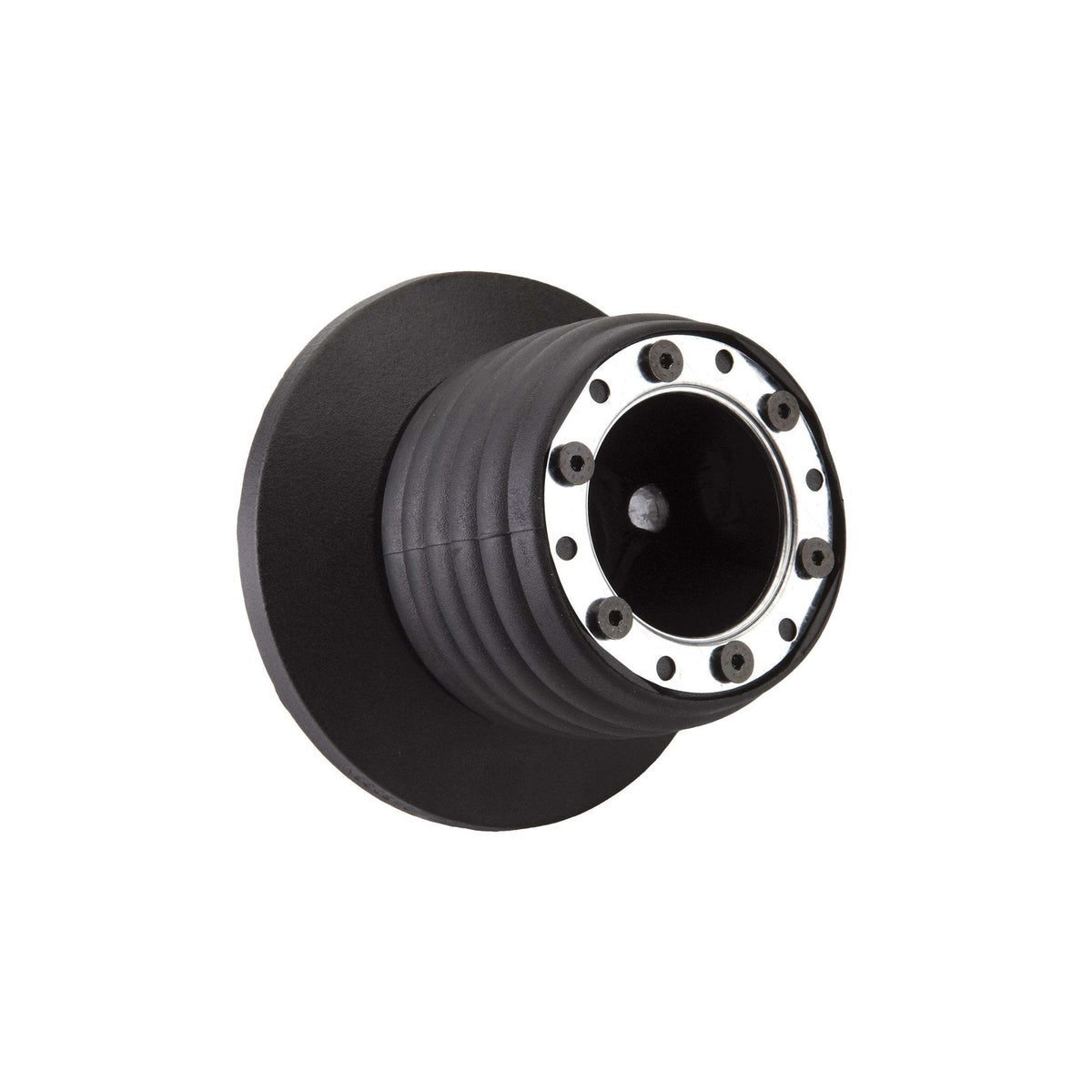 The OMP Steering Wheel Hub Adapter for a Volvo 240/242/252, all years.