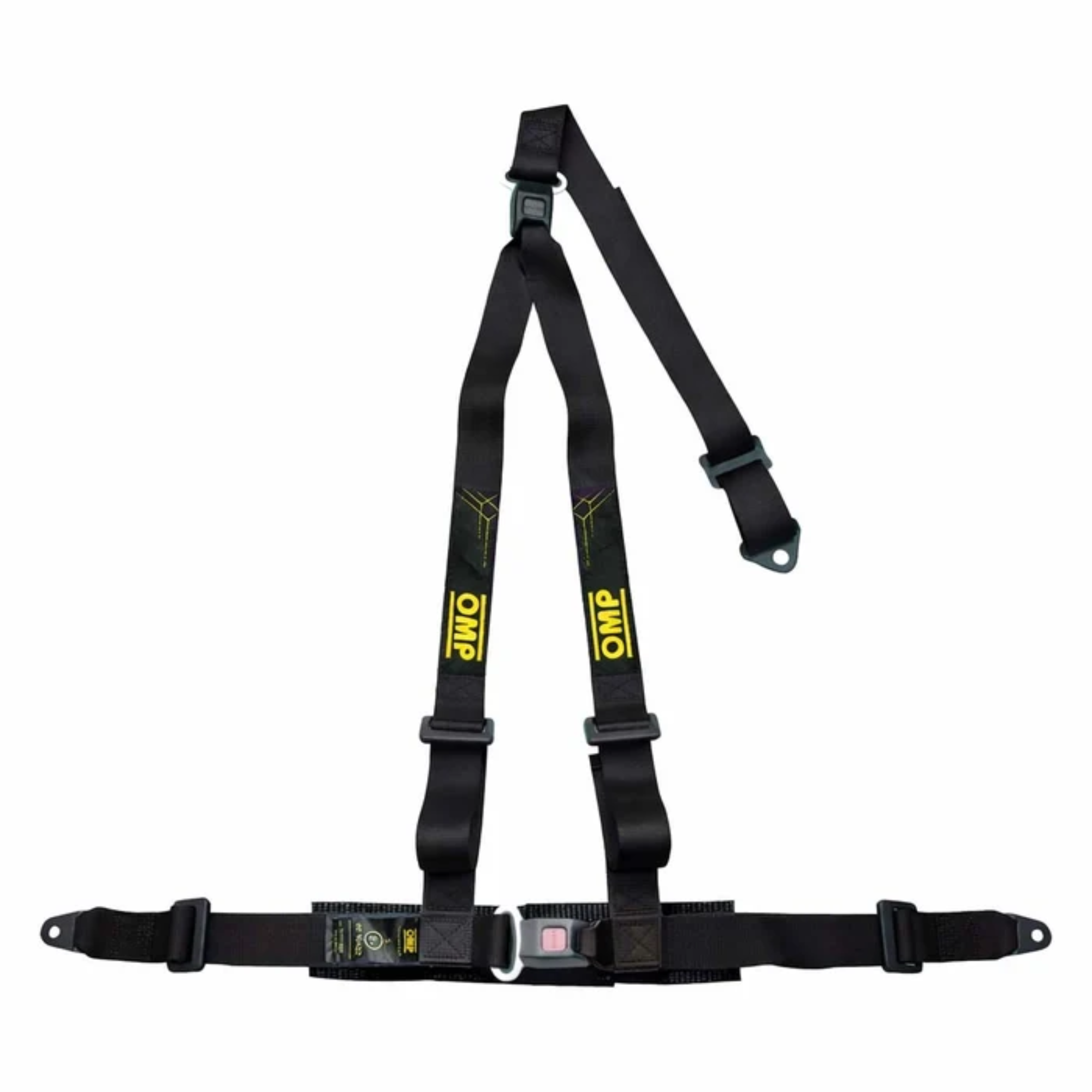 The black OMP Strada 3 ECE 3-Point Street Harness.