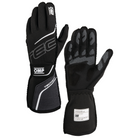 The black and anthracite OMP Tecnica Racing Gloves.