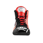 The front of the black and red OMP Tecnica v1 Racing Shoes.