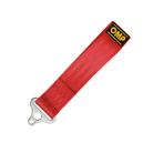 The red OMP Tow Strap.