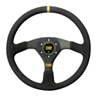 The OMP Velocita 380 Steering Wheel - Black Suede.