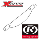 Racing Optics XStack Laminated Tear Offs designed for the Sparco WTX auto racing helmets.