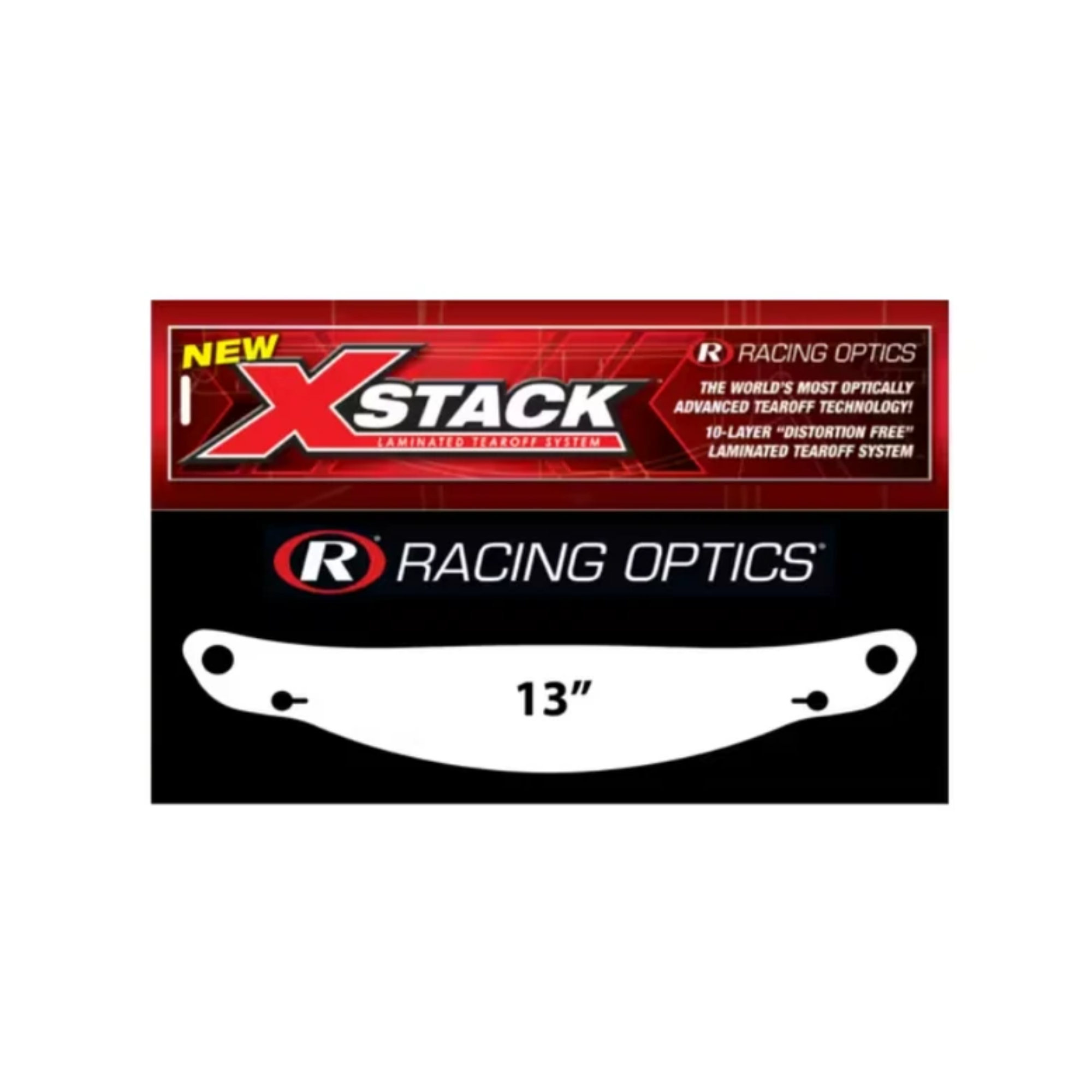 Racing Optics XStack Tear Offs for the Arai GP-7 auto racing helmet.