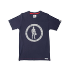 The navy Racing Spirit Icon-in-Circle Tee.