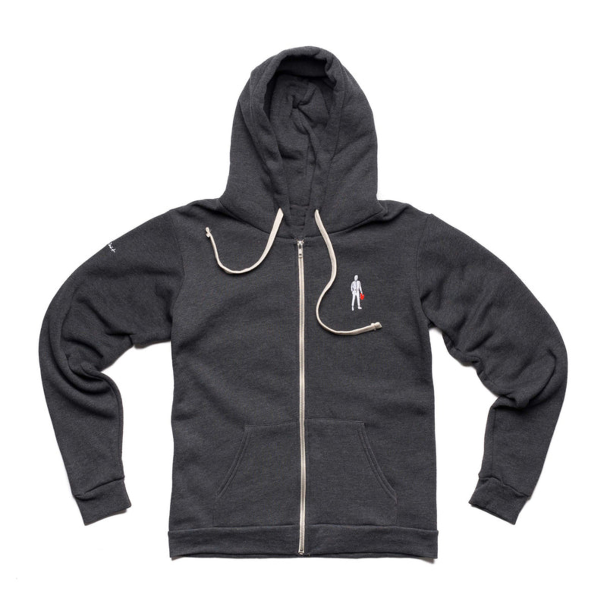 The grey Racing Spirit Icon Zip Hoodie.