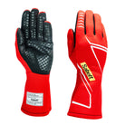 The red Sabelt Challenge Evo TG-2.2 Fire-Resistant Racing Gloves.