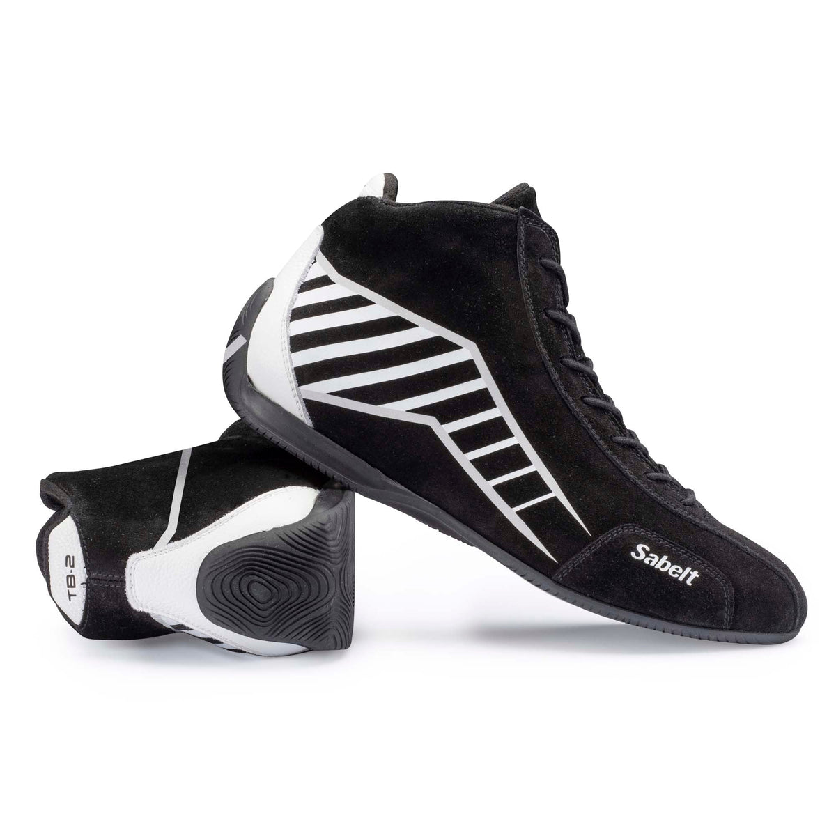 A pair of the FIA 8856-2018 rated Sabelt Challenge TB-2 Racing Shoes.