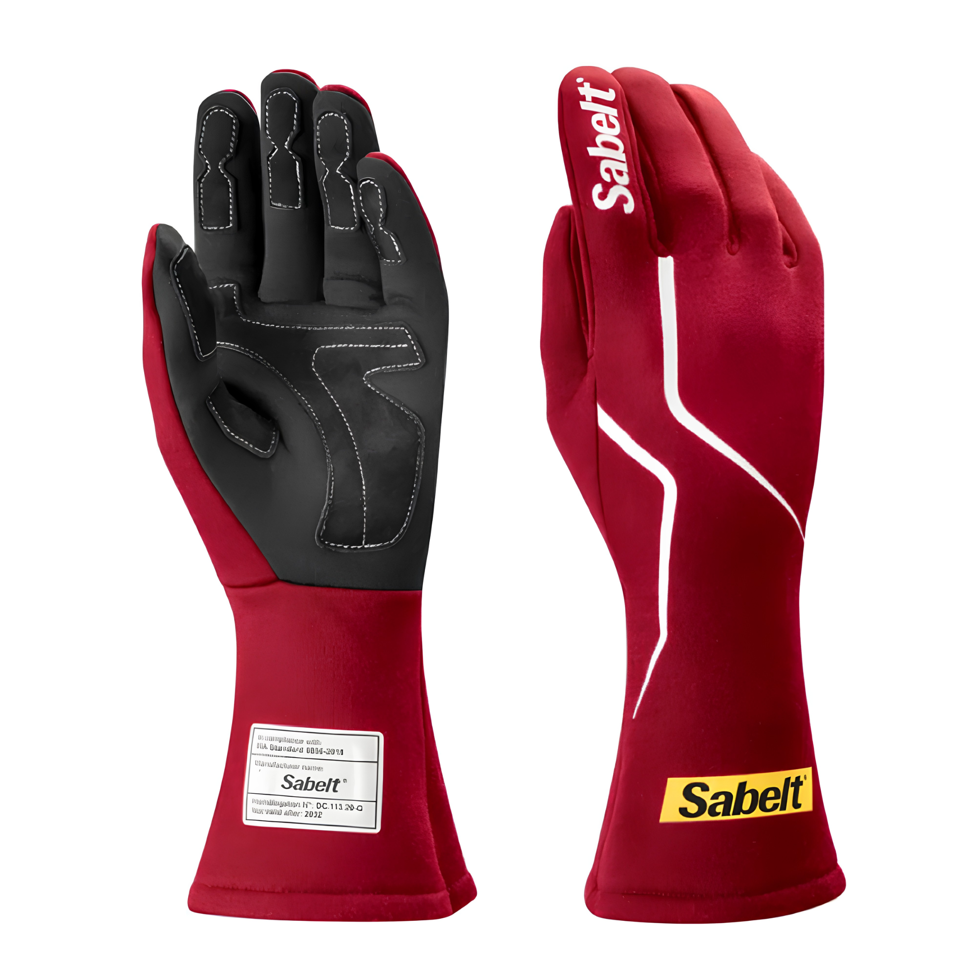 The red Sabelt Challenge TG-2.1 Racing Gloves.