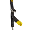 The black Sabelt Enduro Silver 2" Racing Harness buckle.