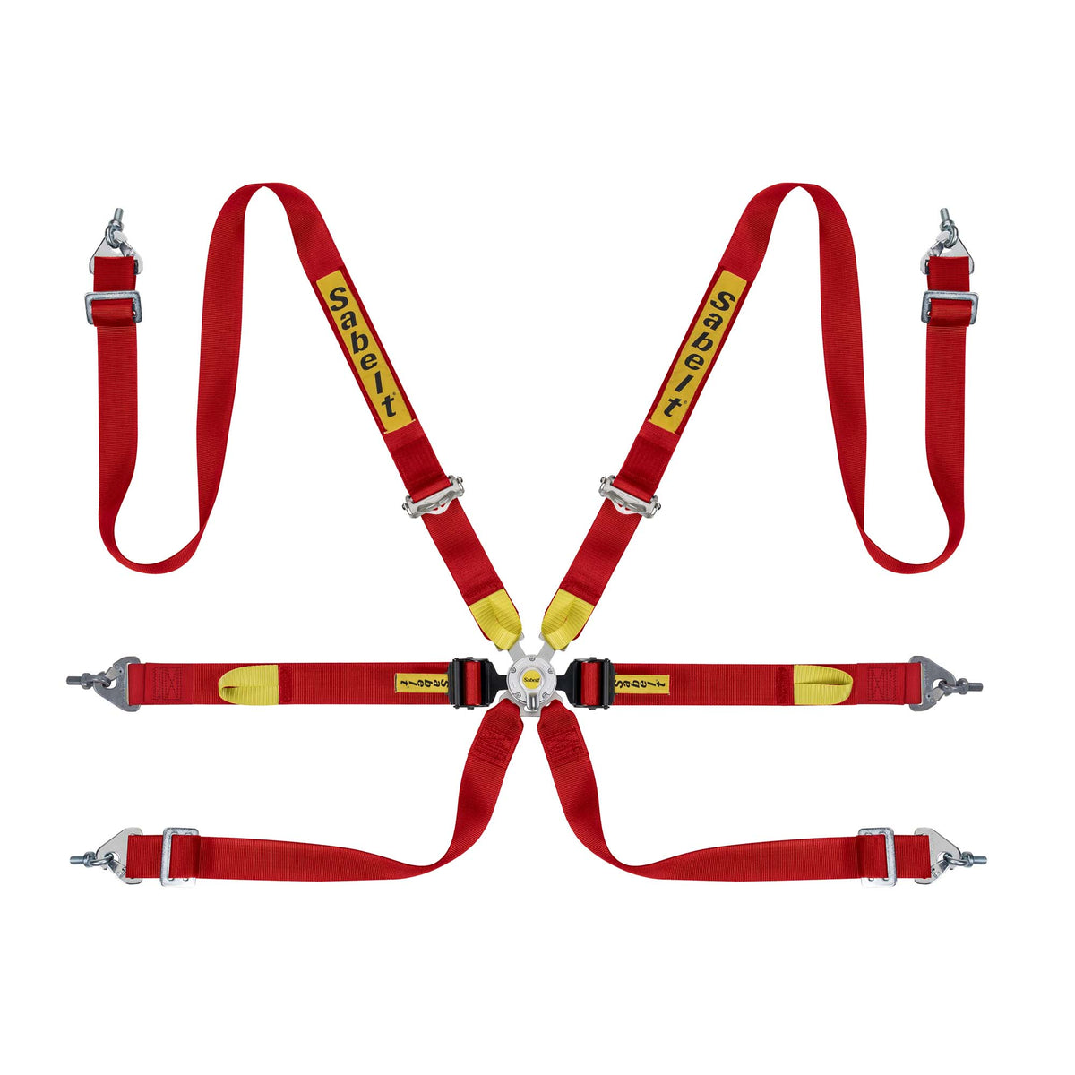 The red Sabelt Enduro Silver 2" Racing Harness.