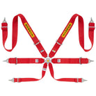 The red Sabelt GT/Rally Steel 3" FIA Racing Harness.