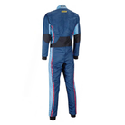 The back of the blue and cyan Sabelt Hero Superlight TS-10 Racing Suit from Sabelt.