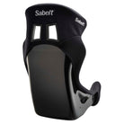 The back of the black Sabelt Taurus Max Fiberglass Racing Seat.