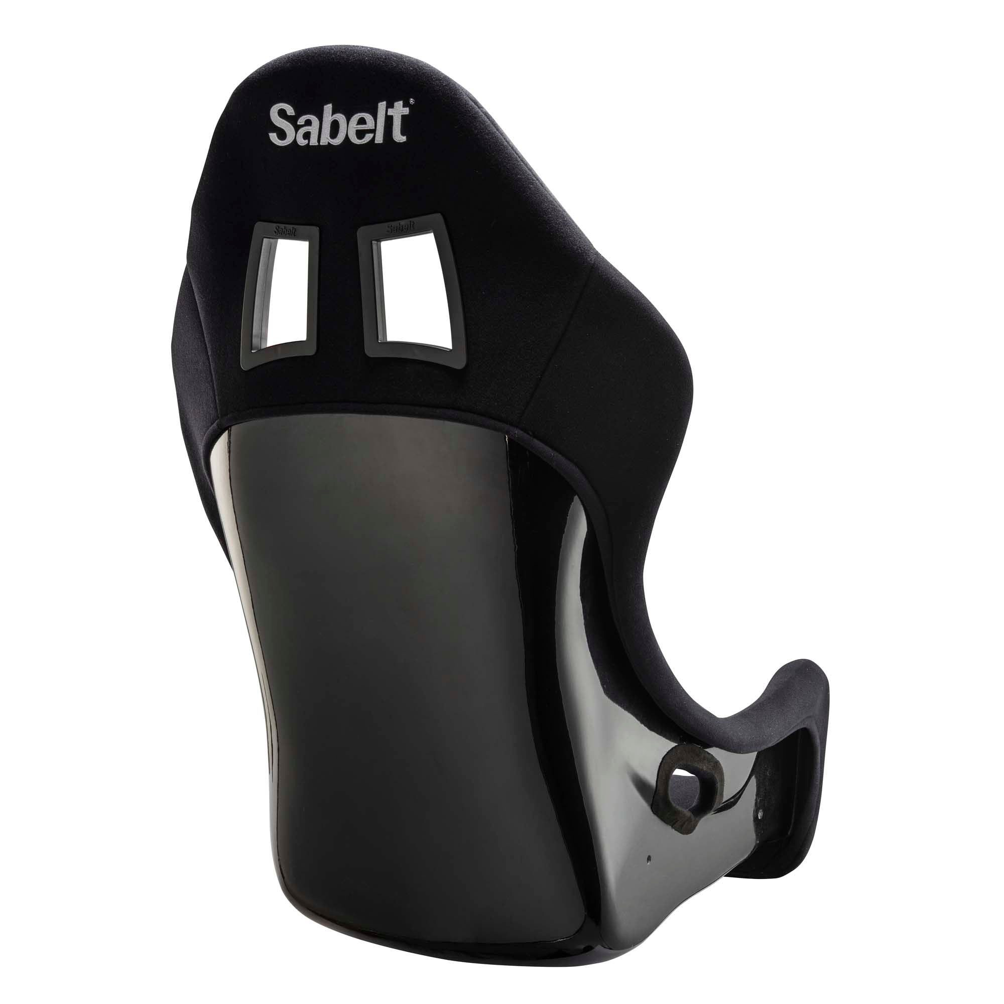 The back of the Sabelt Titan Max Fiberglass Racing Seat.