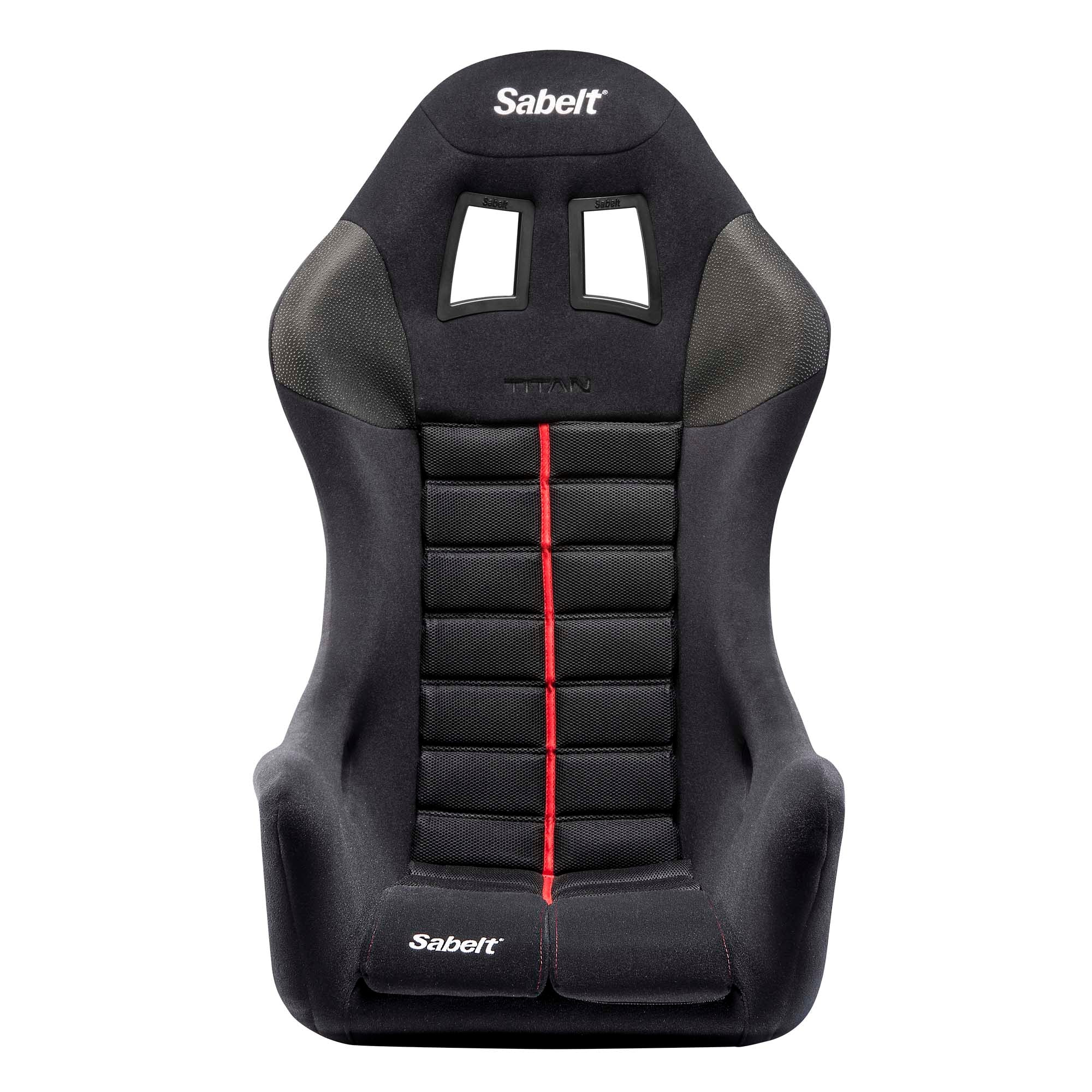 The front of the Sabelt Titan Max Fiberglass Racing Seat.