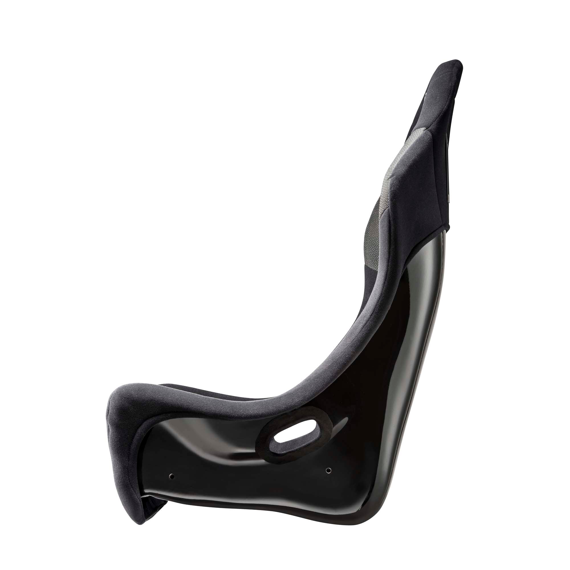 The side of the Sabelt Titan Max Fiberglass Racing Seat.
