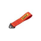 The orange Sabelt Tow Strap.