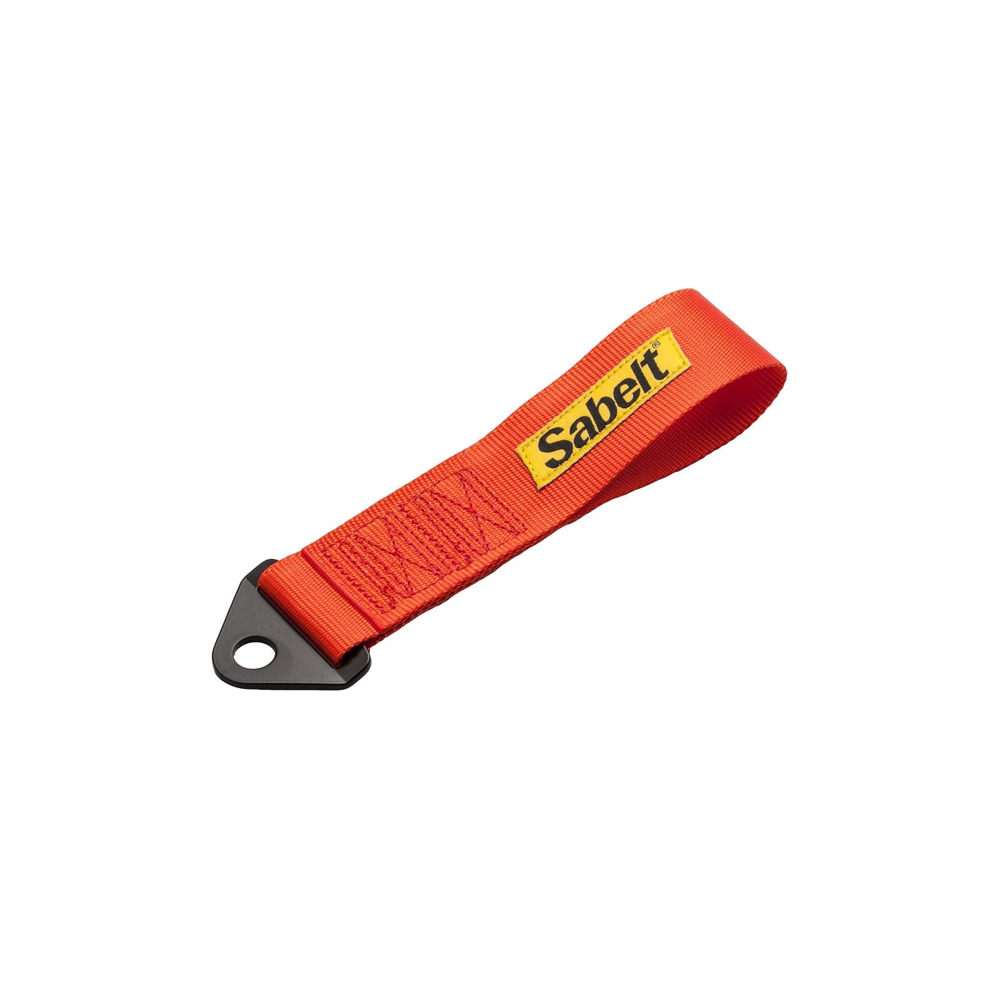 The orange Sabelt Tow Strap.