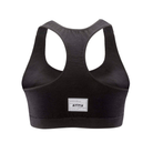The back of the FIA 8856-2018 safety rated black Sabelt UI-300 Fire-Resistant Racing Sports Bra.