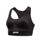 The front of the FIA 8856-2018 safety rated black Sabelt UI-300 Fire-Resistant Racing Sports Bra.