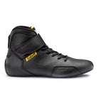The side of the black Sabelt Universe TB-8 Racing Shoes.
