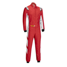The front of the red Sabelt Universe TS-8 Racing Suit from Sabelt.