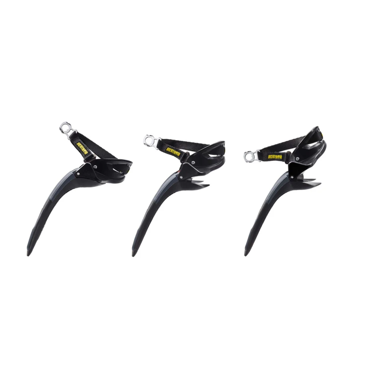 The Schroth SHR Flex Head and Neck Restraint shown in three different potential angles and scenarios.