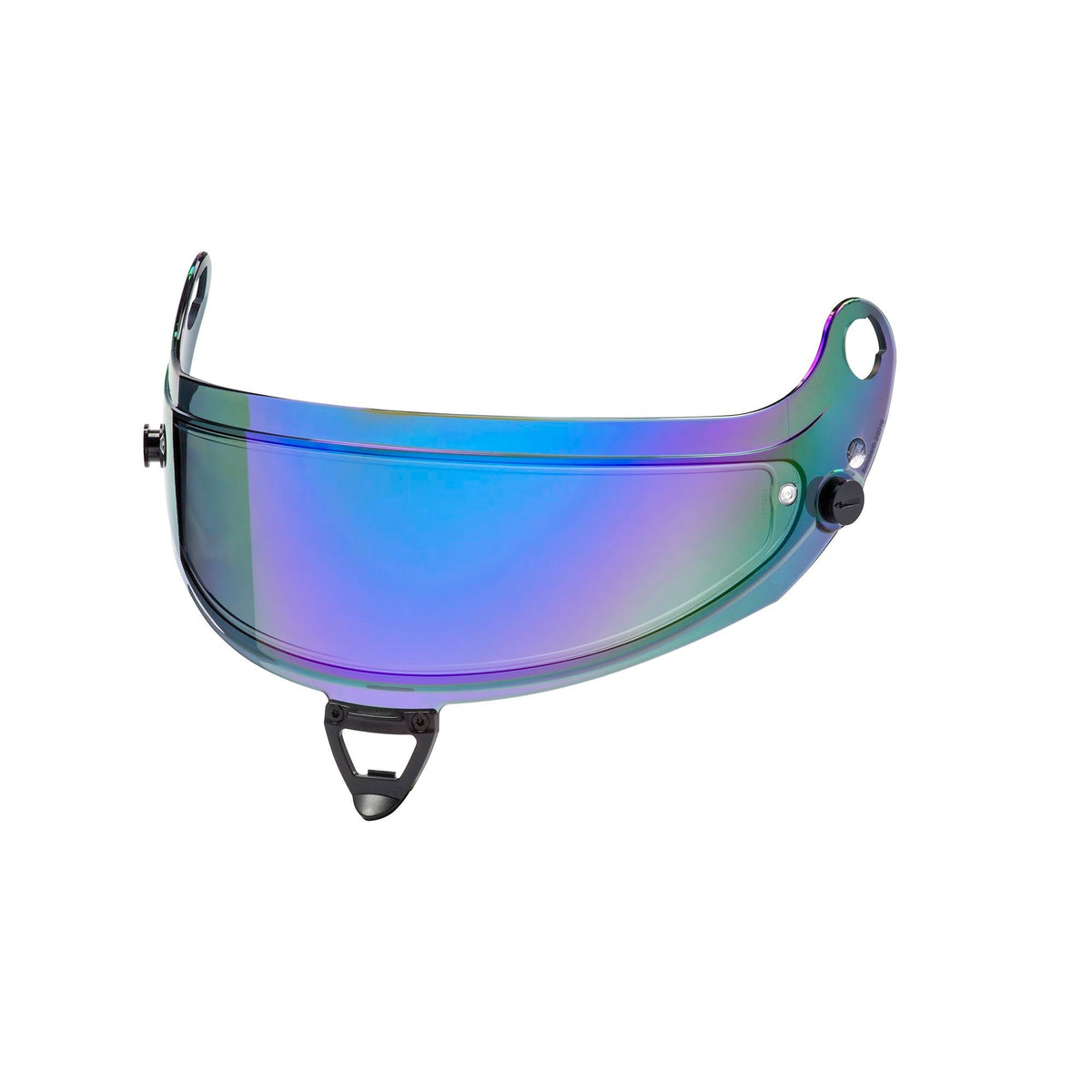 The blue Schuberth Mirrored Helmet Shield.