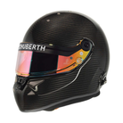 The black carbon fiber Schuberth SP1 Carbon Evo Racing Helmet - SA2025 / FIA8859.