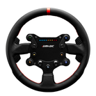 The Simagic GTS Leather Wheel and Button Box.