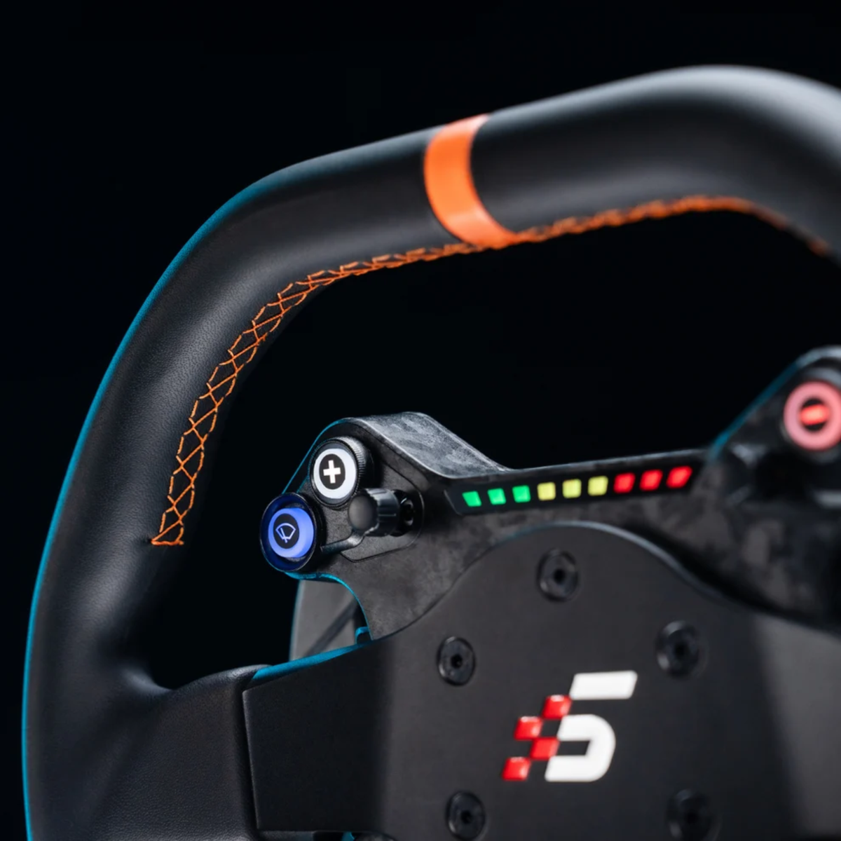 The Simagic Neo X 310G GT Steering Wheel shown close up in a studio.