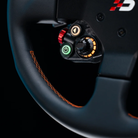 The buttons of the Simagic Neo X 330T Rally Steering Wheel shown close up.